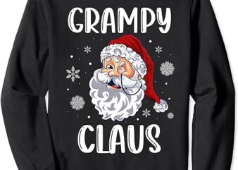 Grampy Claus Santa Funny Christmas Pajama Matching Family Sweatshirt