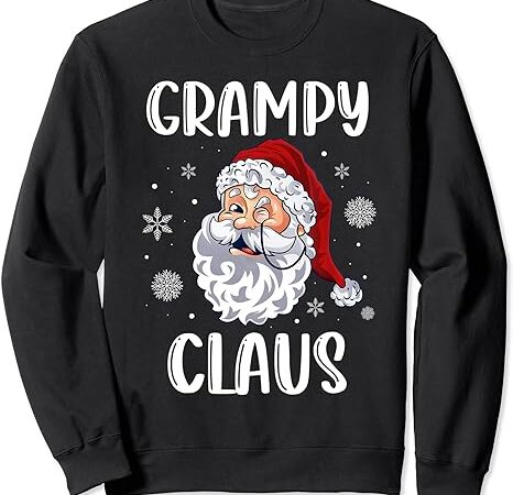 Grampy claus santa funny christmas pajama matching family sweatshirt