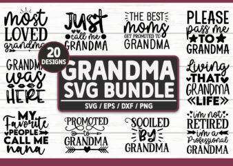 Grandma SVG Bundle