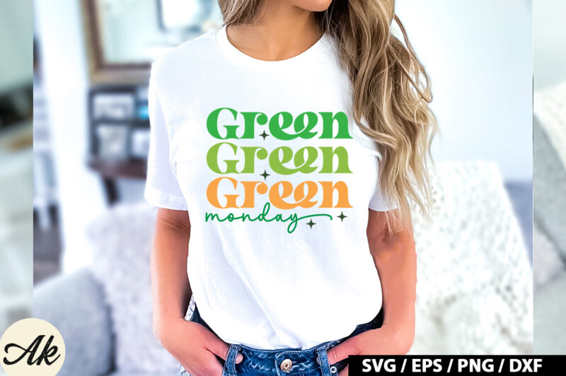 Green monday Retro SVG
