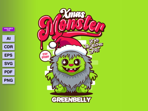 Greenbelly t shirt design template