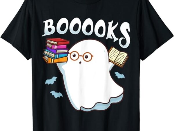 Halloween books librarian english teacher reader reading t-shirt