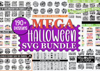 Halloween Mega SVG Bundle graphic t shirt