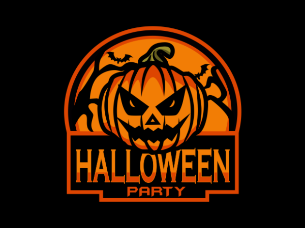 Halloween party badge graphic t shirt