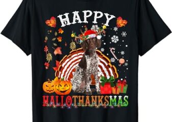 Halloween Thanksgiving Christmas German Shorthaired Pointer T-Shirt