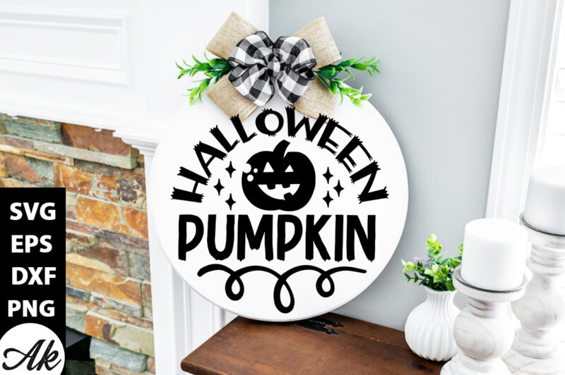 Halloween Round Sign SVG Bundle