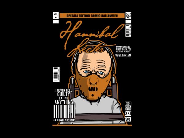 Hanibal comic poster graphic t shirt