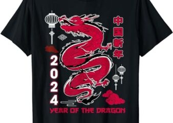 Happy Chinese New Year 2024 Year of the Dragon Christmas T-Shirt