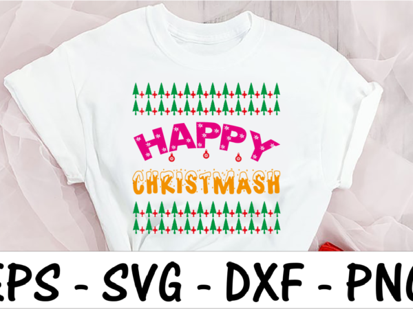 Happy christmas graphic t shirt