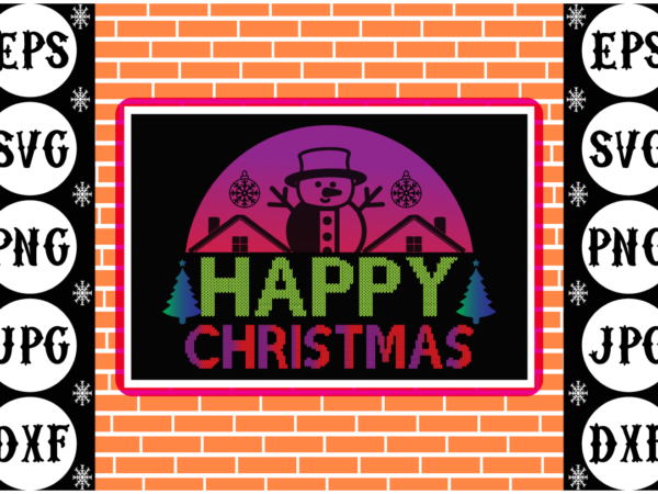 Happy christmas graphic t shirt