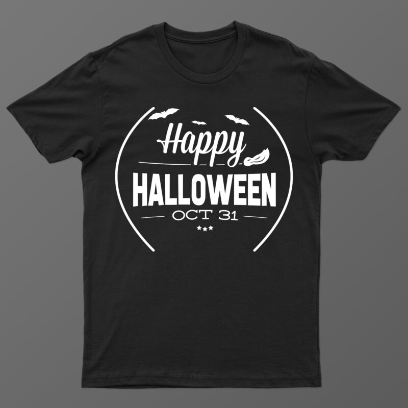 Happy Halloween| T-shirt design for sale