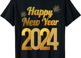 Happy New Year 2024 Celebration T-Shirt 1