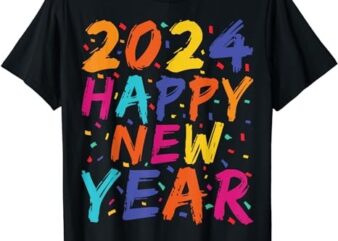 Happy New Year 2024 Family Matching Celebration Party T-Shirt