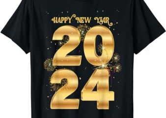 Happy New Year 2024 New Year Eve 2024 Family Matching T-Shirt