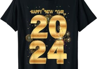 Happy New Year 2024 New Year Eve 2024 Family Matching T-Shirt