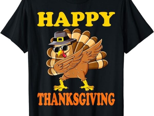 Happy thanksgiving for turkey day family dinner t-shirt png file