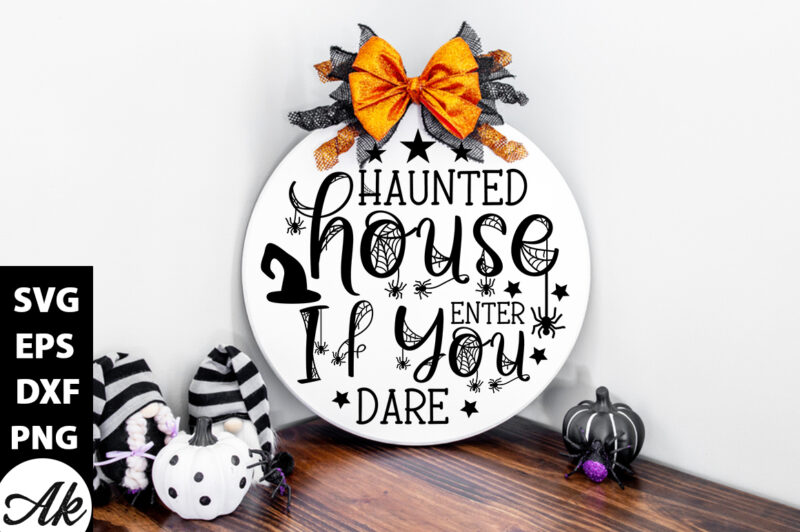 Halloween Round Sign SVG Bundle