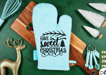 Have a sweet christmas Pot Holder SVG