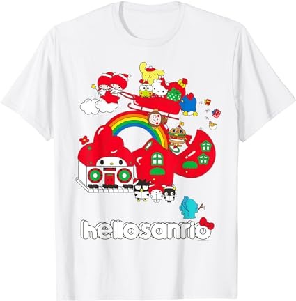 Hello sanrio christmas friends shirt t-shirt Hello sanrio christmas friends shirt t-shirt