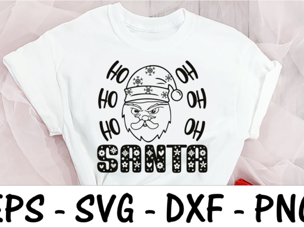 Ho ho ho santa graphic t shirt