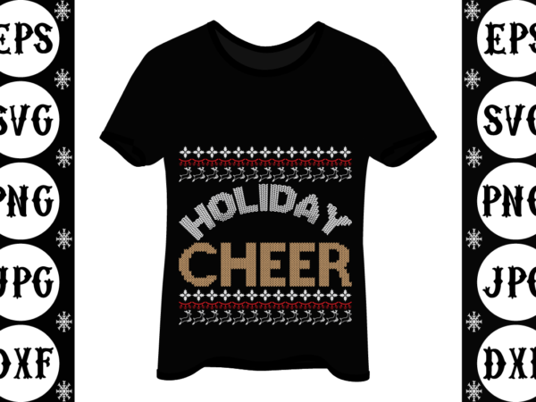 Holiday cheer graphic t shirt