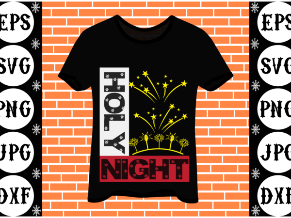 Holy night graphic t shirt
