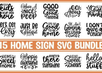 Home Sign SVG Bundle