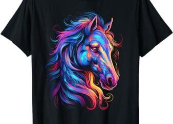 Horse Shirt For Women Teen Girls Beautiful Horse Graphic T-Shirt
