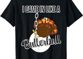 I Came In Like A Butterball Happy Thanksgiving Turkey Day T-Shirt