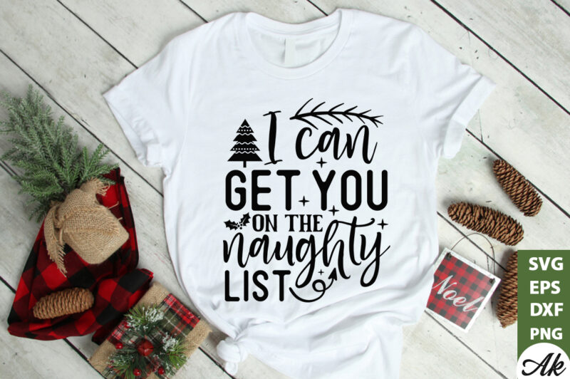 I can get you on the naughty list SVG