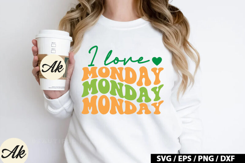 Retro Green Monday SVG Bundle