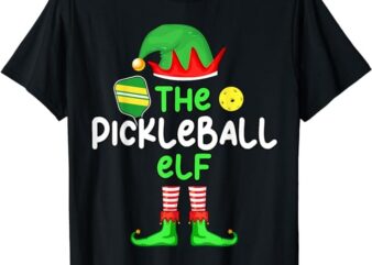 I’m The Pickleball Elf Christmas Family Matching Pajama T-Shirt