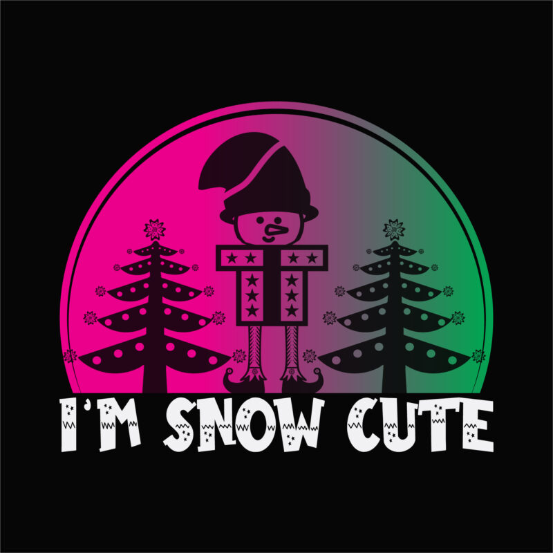 I’m snow cute