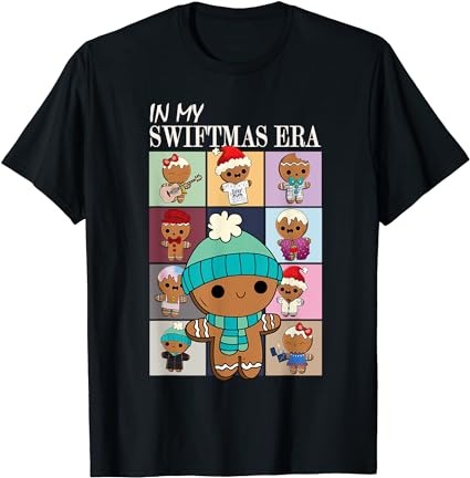 In my swiftmas era funny gingerbread christmas xmas holiday t-shirt