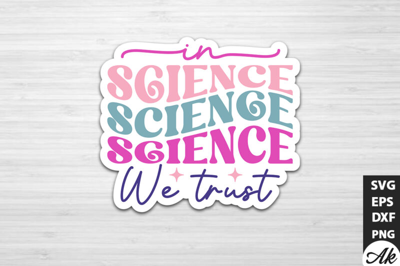 Stickers Science SVG Bundle