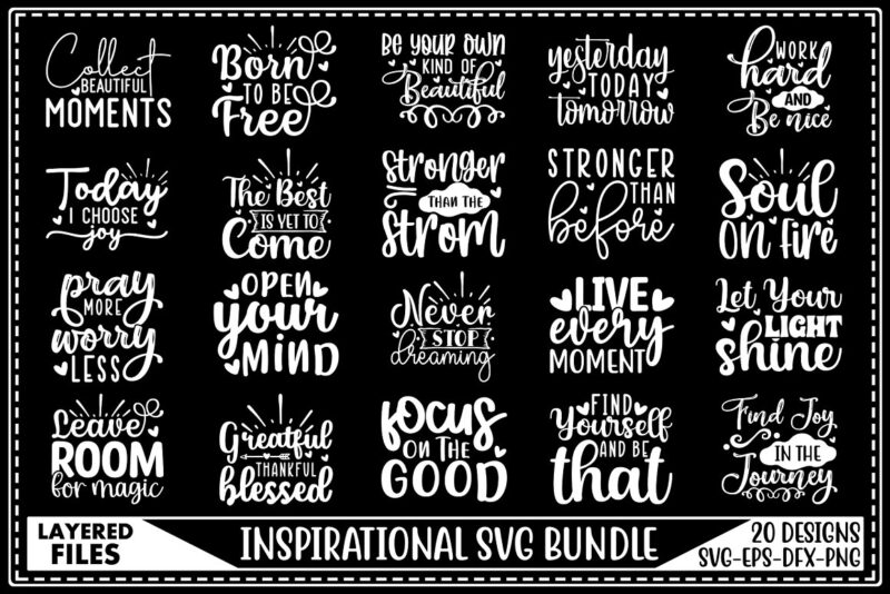 Inspirational SVG Bundle