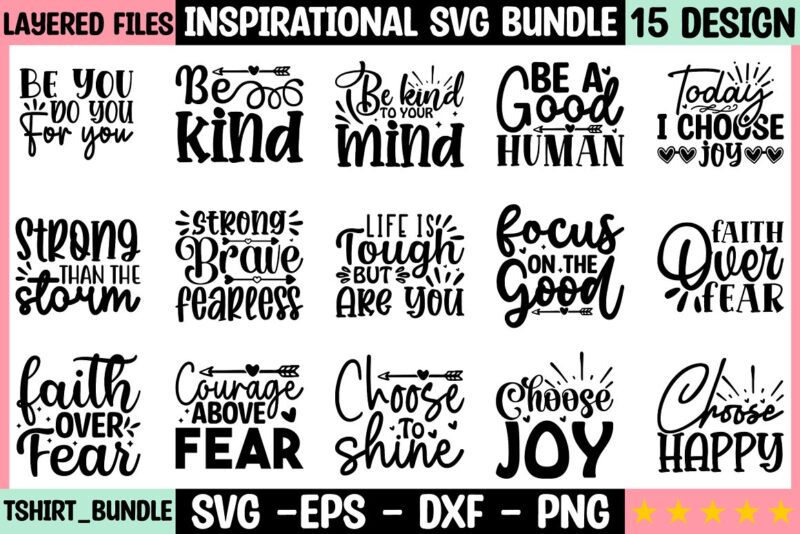 Inspirational SVG Bundle