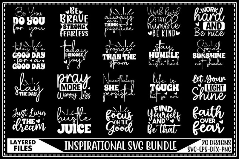 Inspirational SVG Bundle