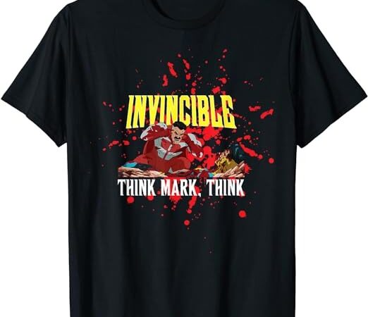 Invincible animated – think mark think t-shirt png file