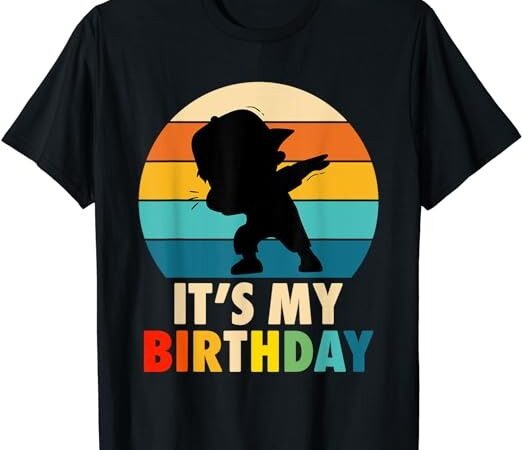 It’s my birthday shirt for boys girls dabbing birthday t-shirt