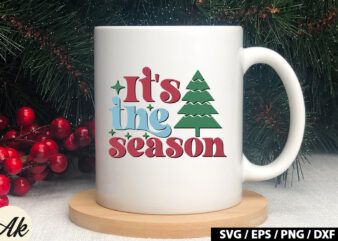 It’s the season Retro SVG t shirt design for sale