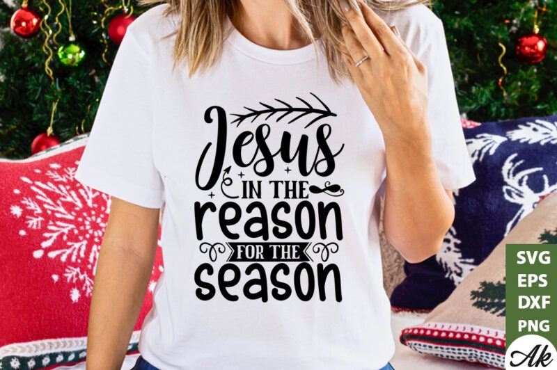 Jesus in the reason for the season SVG