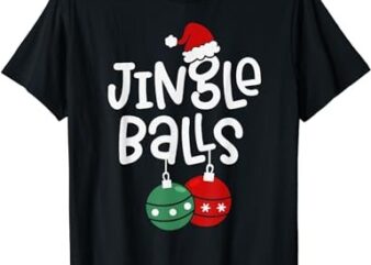 Jingle Balls Tinsel Tits Funny Matching Couple Chestnuts T-Shirt