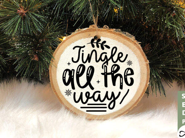 Jingle all the way road sign svg vector clipart