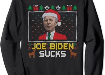 Joe Biden Sucks Santa Claus Easter Ugly Christmas Sweater Sweatshirt