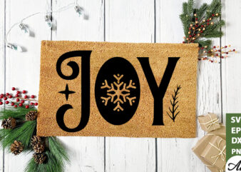 Joy Doormat SVG