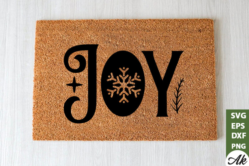 Joy Doormat SVG