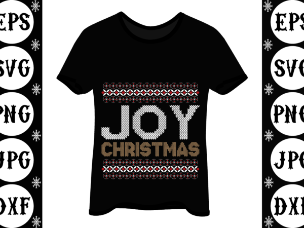 Joy christmas vector clipart