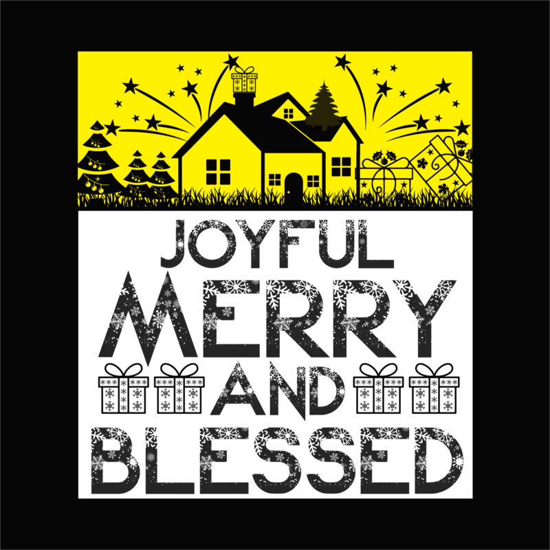 Joyful merry and blessed