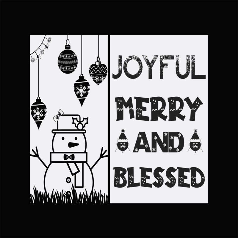 Joyful merry and blessed